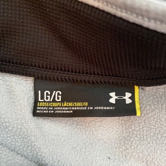 Men’s Large Under Armour qtr zip fleece - Picture 3 of 3